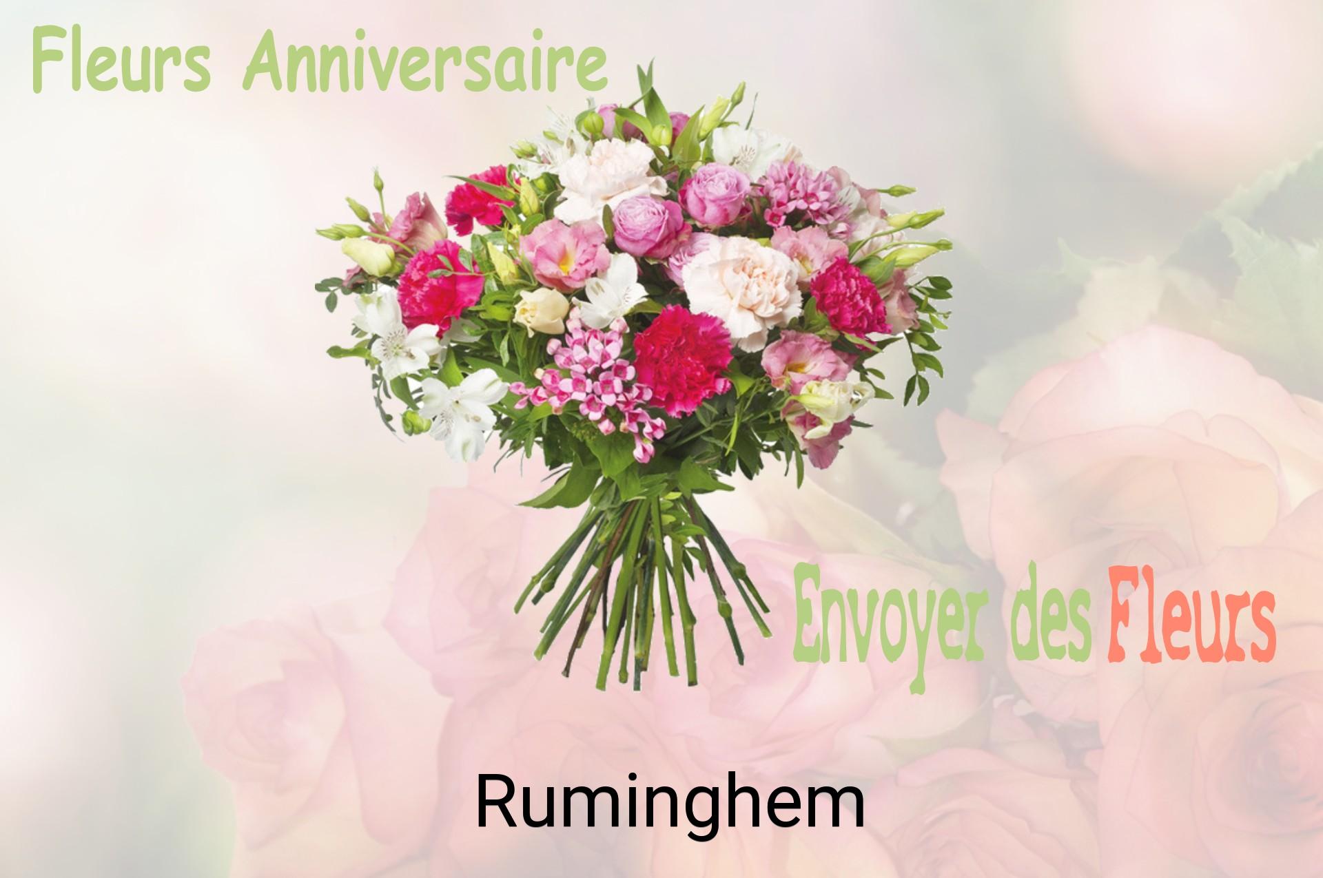 Bouquet de fleurs d’anniversaire livré à Ruminghem