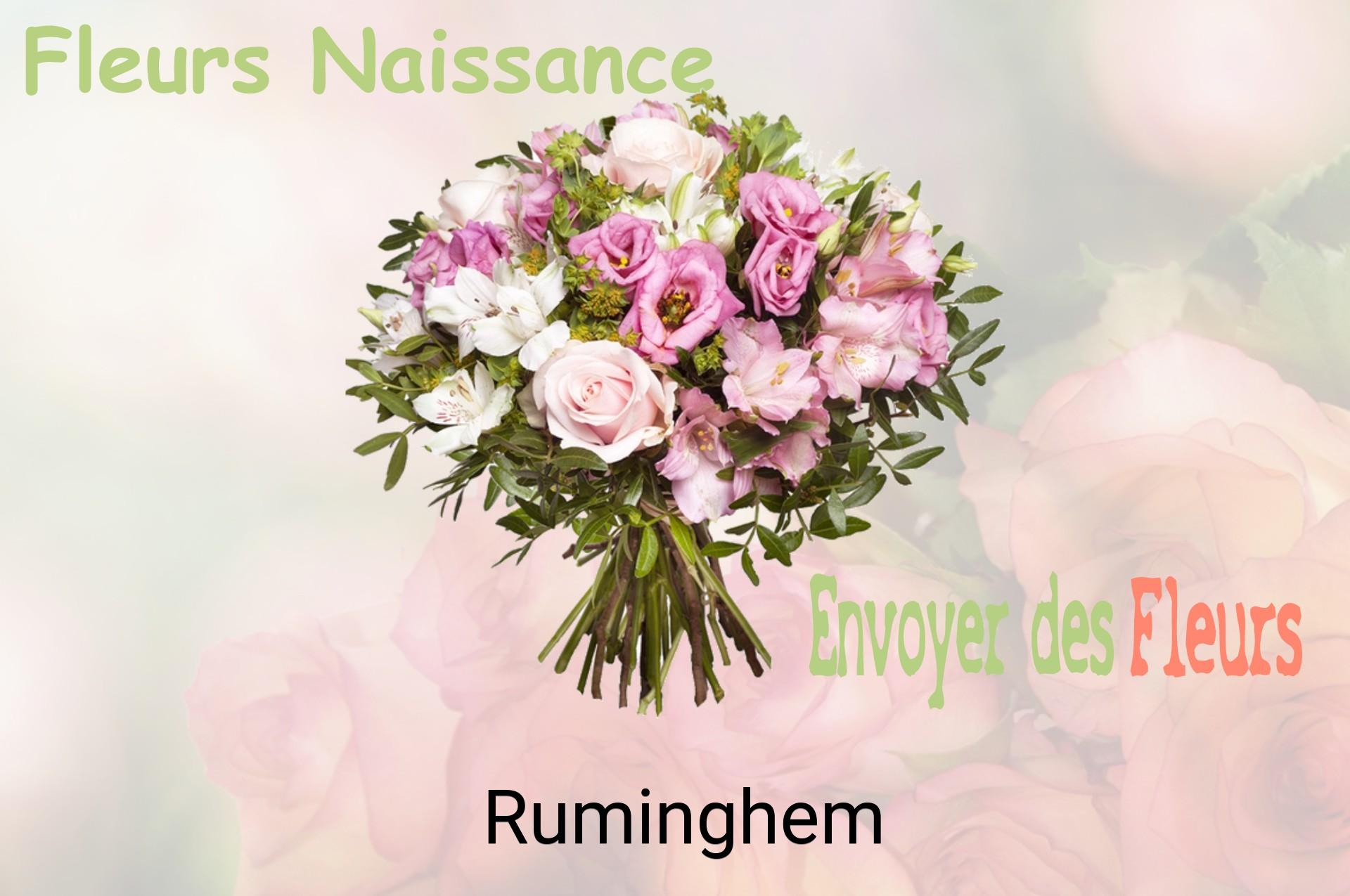 Bouquet de fleurs de naissance livré à Ruminghem